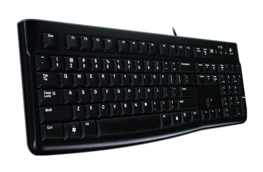 Клавиатура Logitech K120 OEM, черный, USB [920-002522]