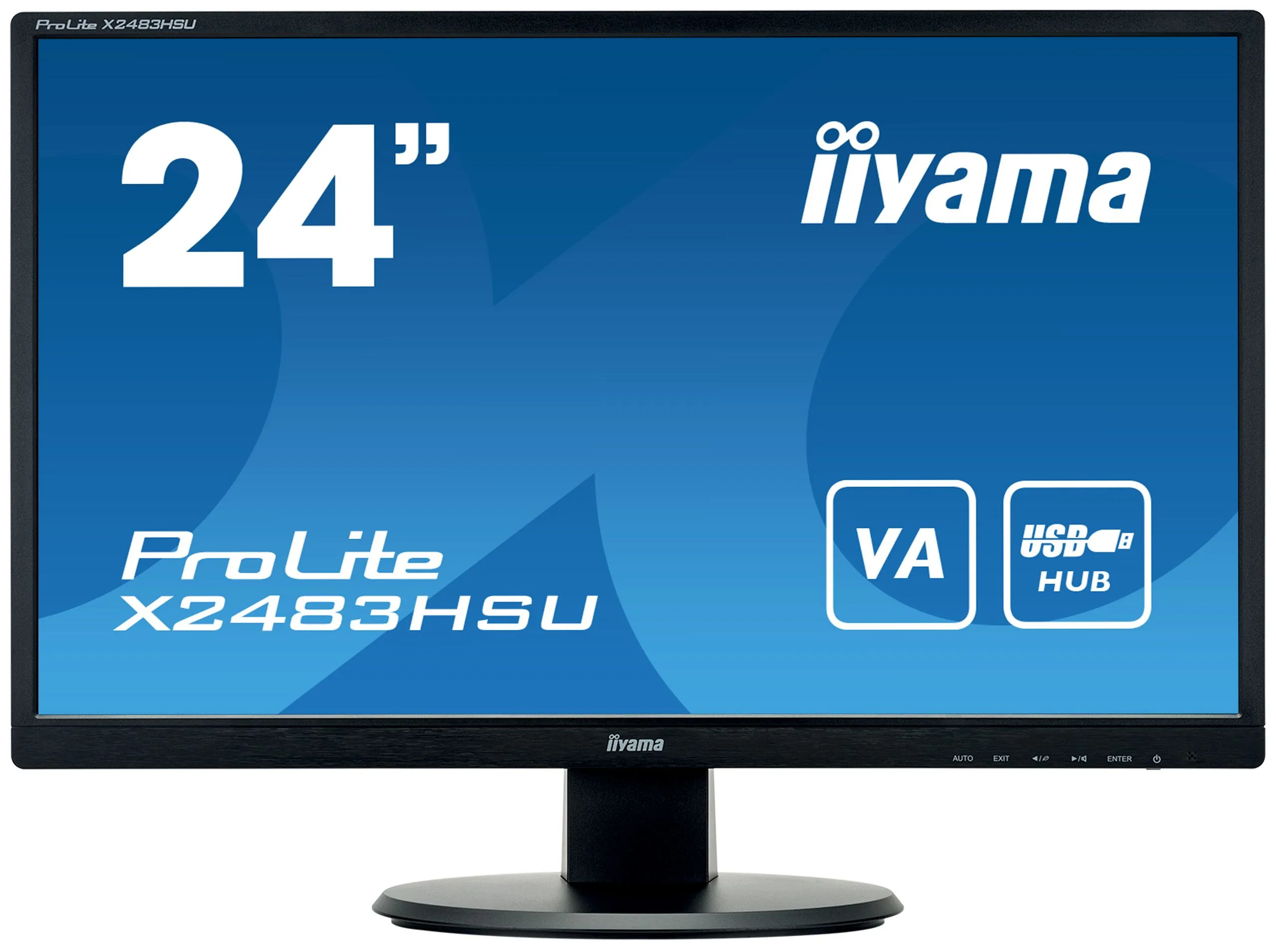 Монитор 23.8" Iiyama ProLite X2483HSU-B5, черный