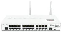 Маршрутизатор Mikrotik CRS125-24G-1S-2HnD-IN (24 port, SFP, USB, WiFi)